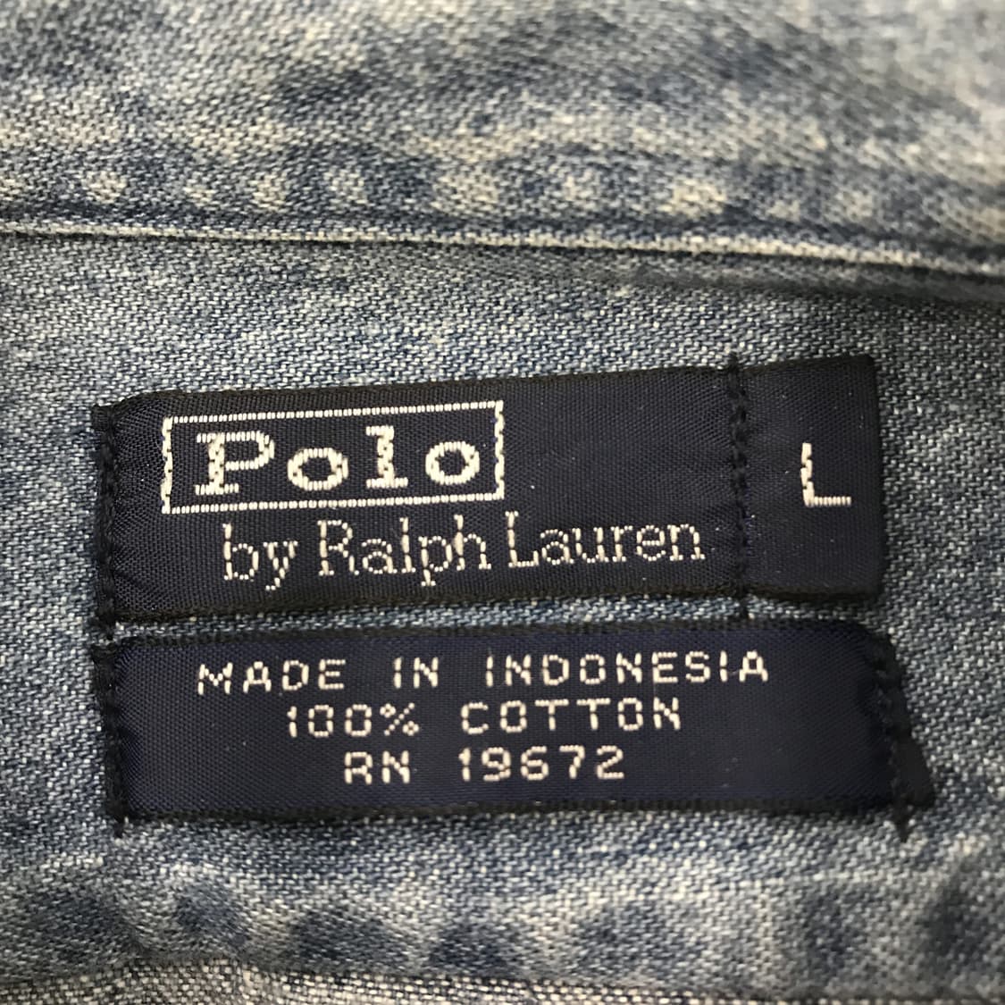 폴로 랄프로렌 90s 데님셔츠 BOYS [여성55] 상품이미지5