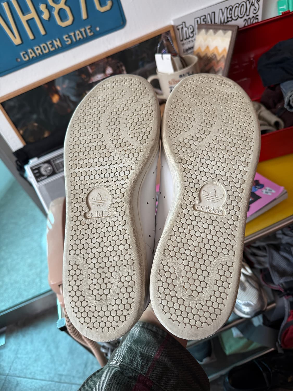 17FW 아디다스 스탠스미스 CF 화이트 270-80mm 상품이미지7