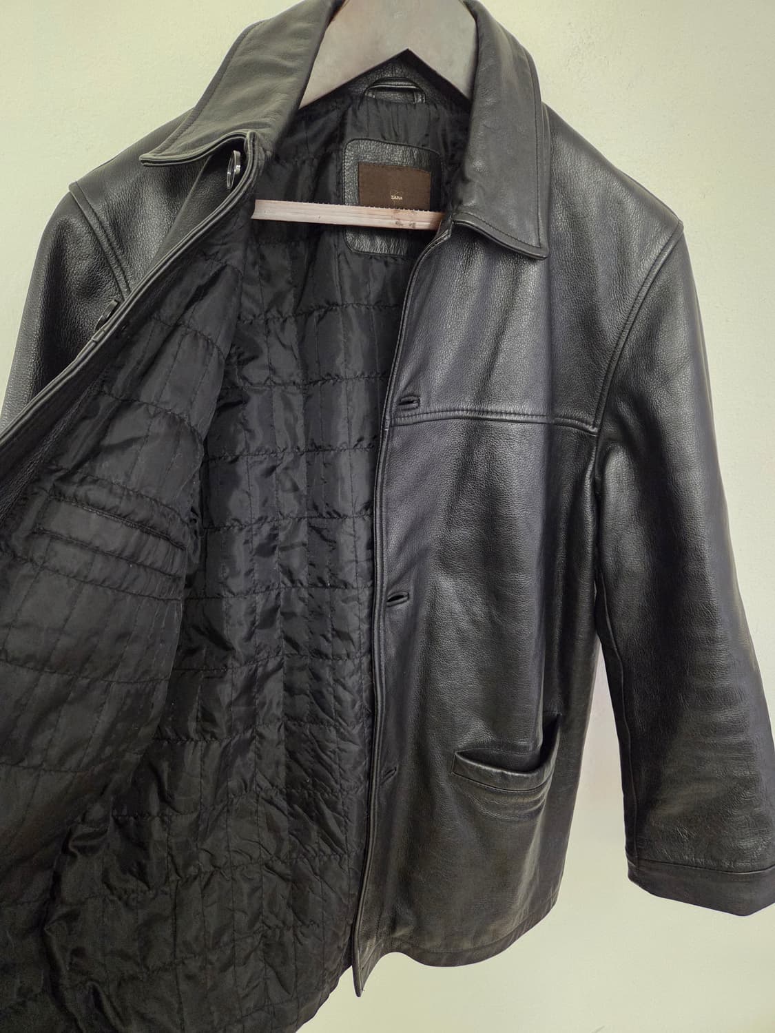 자라 레더 카코트 상품이미지4