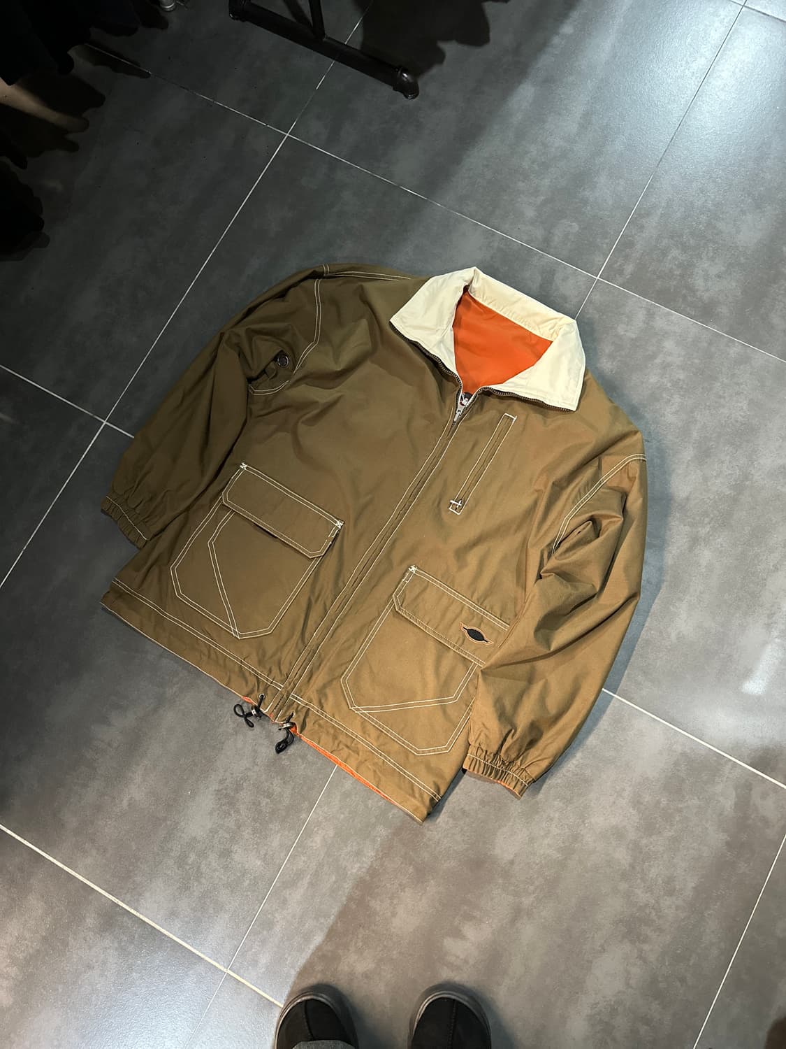 할리데이빈슨 st 리버시블 오버핏 코튼 자켓 상품이미지4