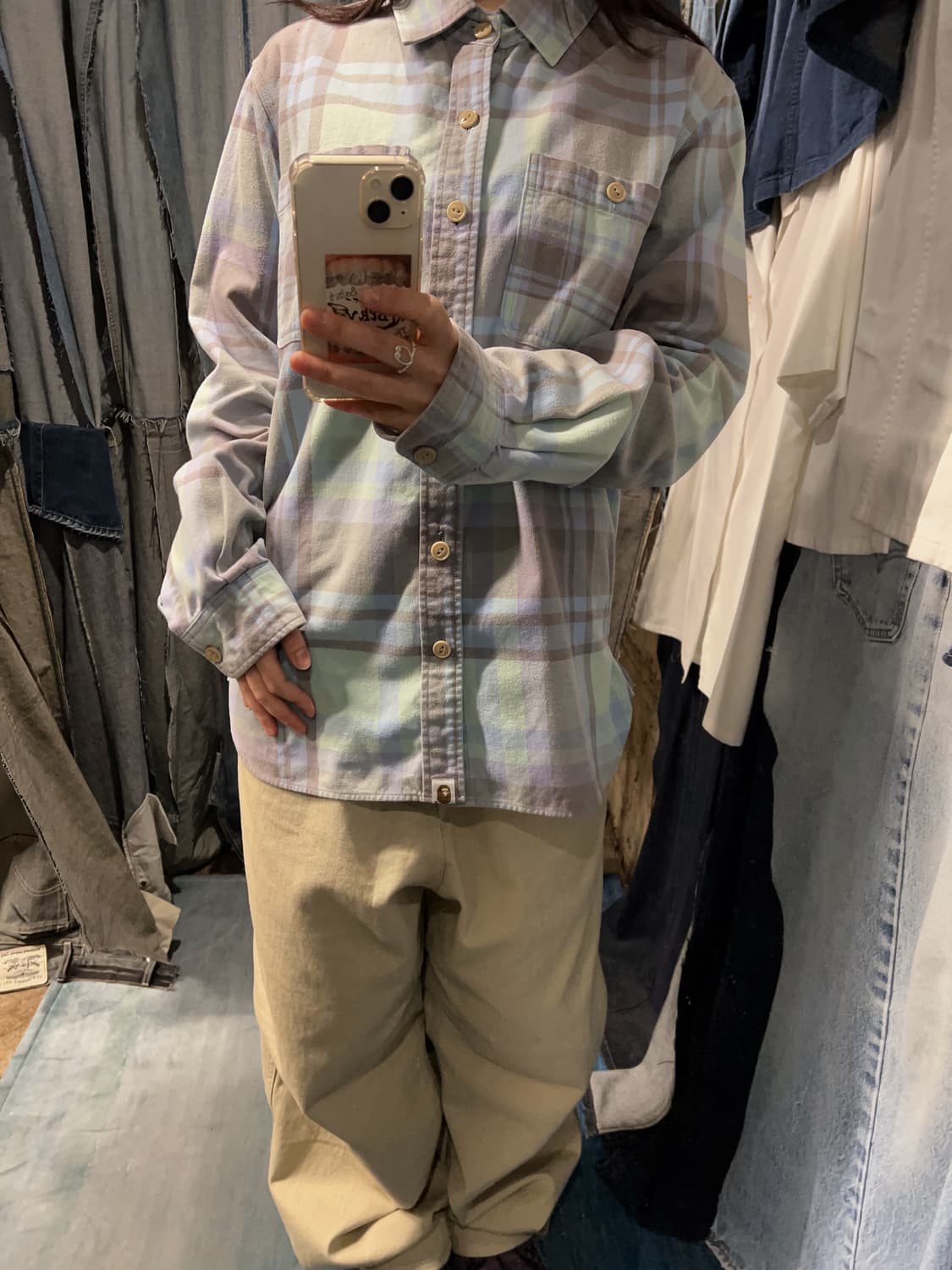 M-L ) BAPE (FLANNEL) 상품이미지10