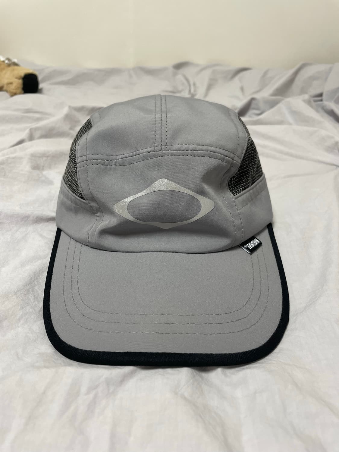 미스치프 롬버스 러닝캡 카키그레이 상품이미지2