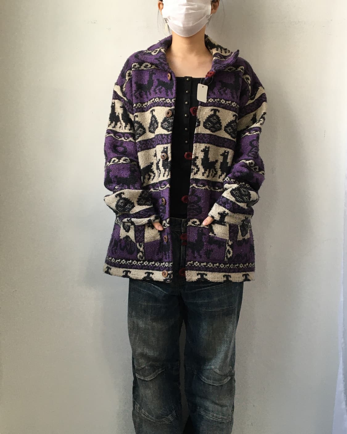 Alpaca pattern jacket 상품이미지8