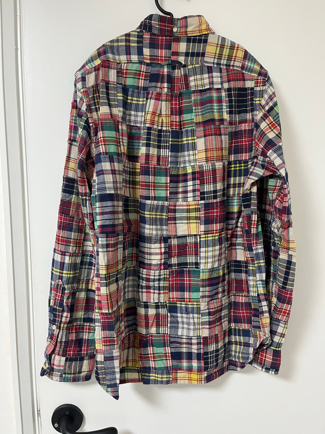 [클래식 S] 폴로 랄프로렌 마드라스 패치워크 버튼다운 셔츠 상품이미지2