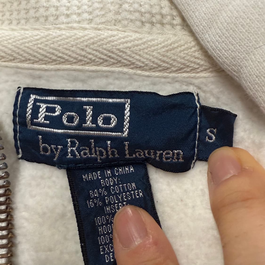 폴로 랄프로렌 화이트 후드집업 상품이미지6