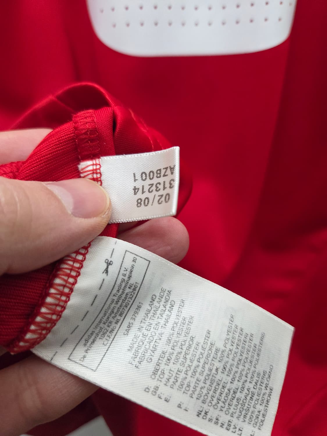 리버풀 08-10 제라드 아디다스 챔스 유니폼 상품이미지9