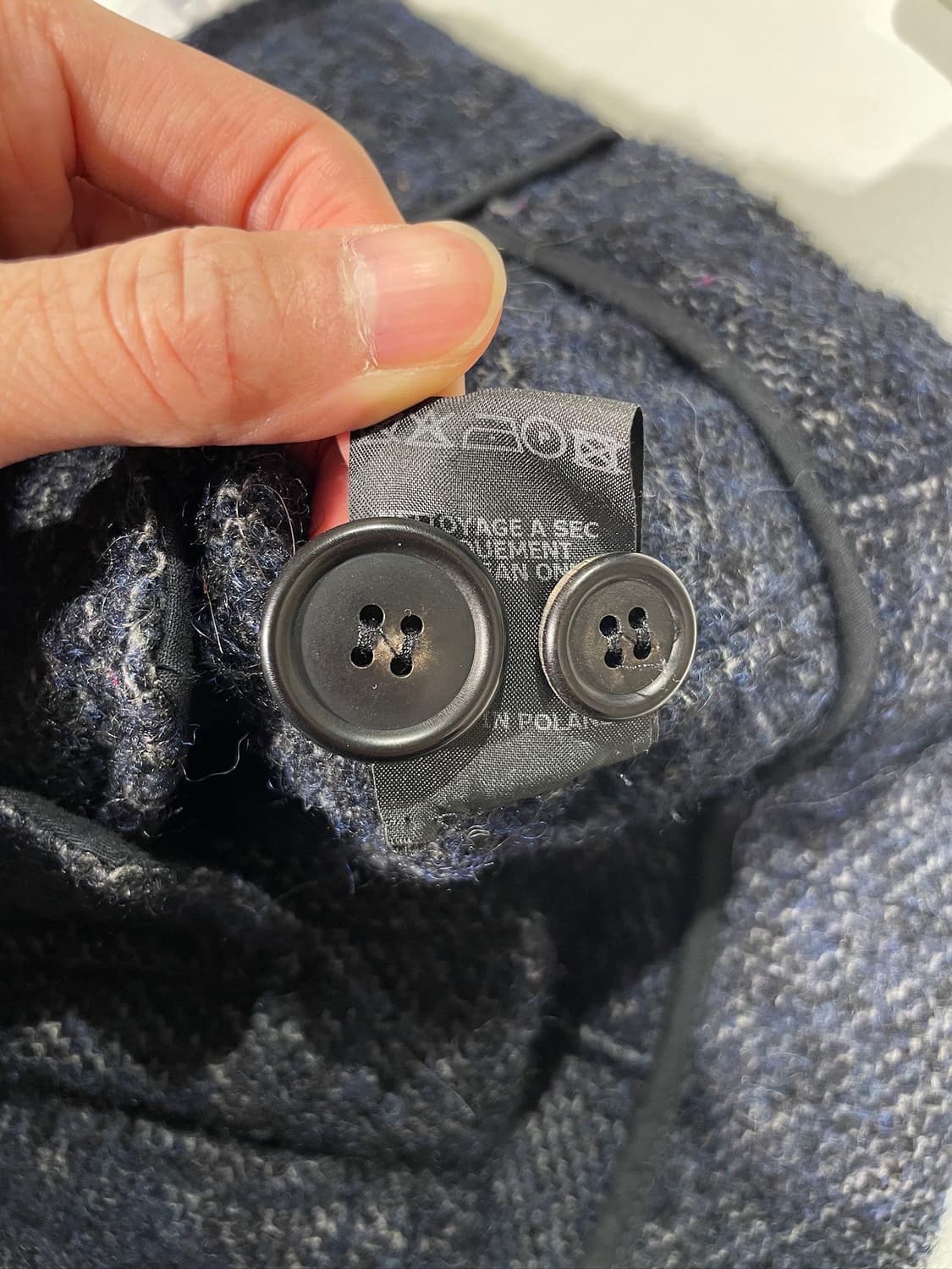 이자벨 마랑 다크 네이비 랩핑 알파카 울 베스트 상품이미지9