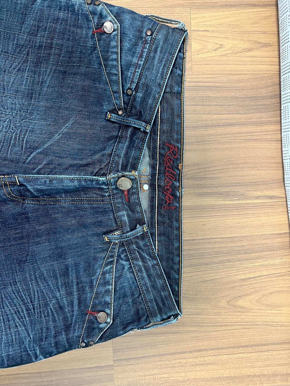 리바이스 레드룹 redloop 워싱 데님 팬츠 상품이미지4