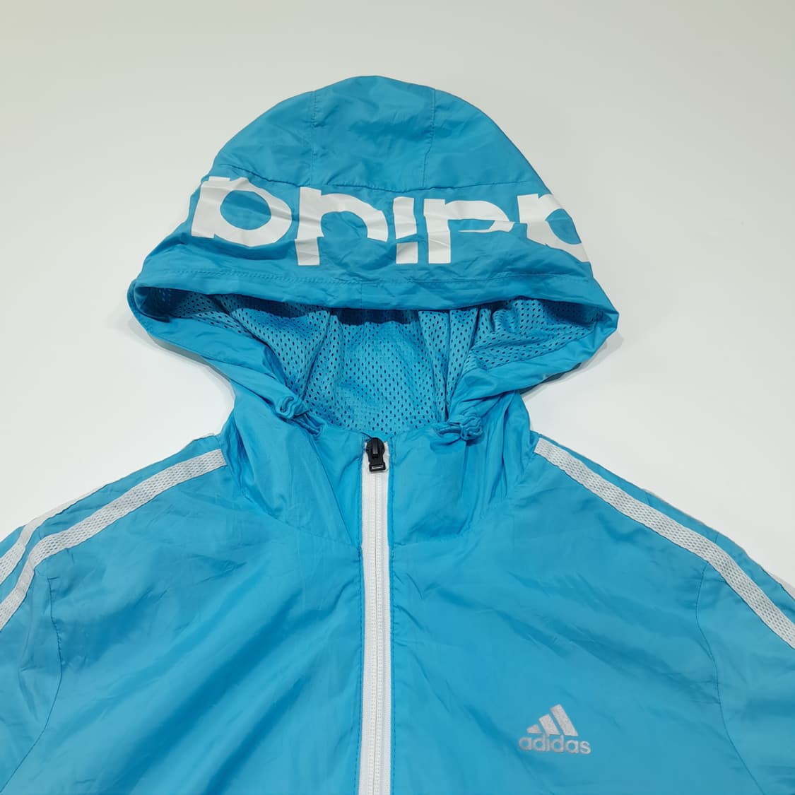 CL873 FREE 아디다스 00s 스카이블루 바람막이 크롭 자켓 상품이미지2