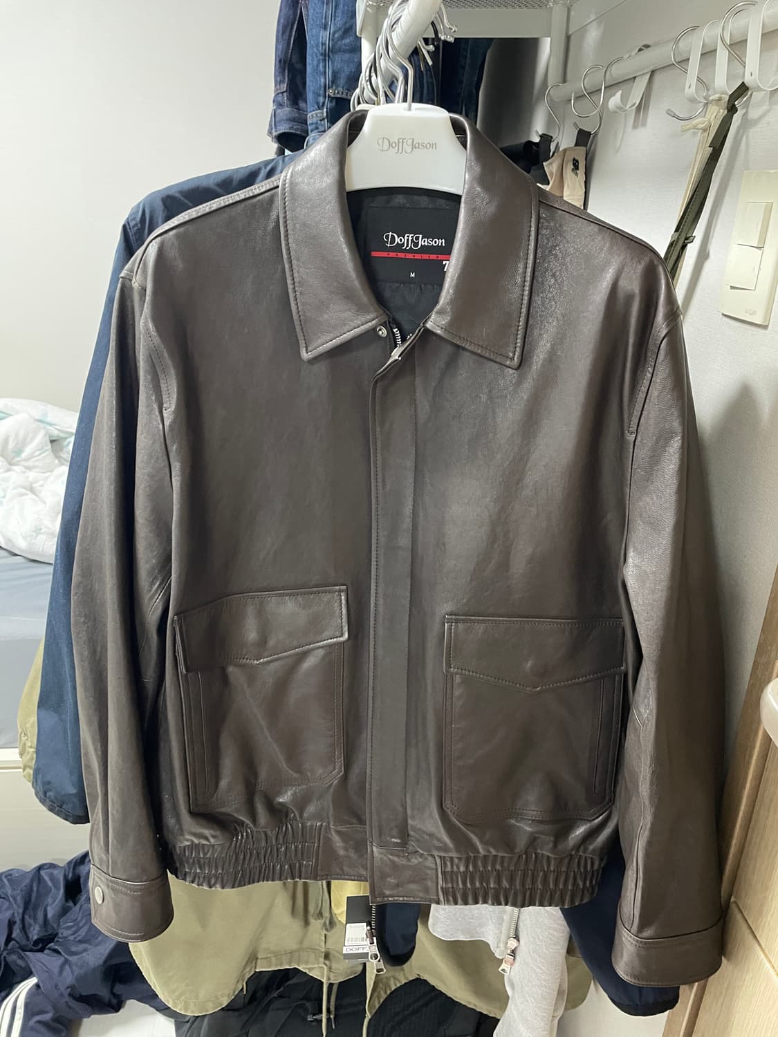 (M) 도프제이슨 프리미엄 베지터블 A-2 자켓 BROWN 상품이미지1