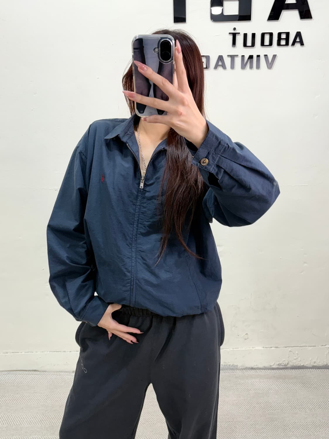 폴로 블루종자켓 네이비 상품이미지6