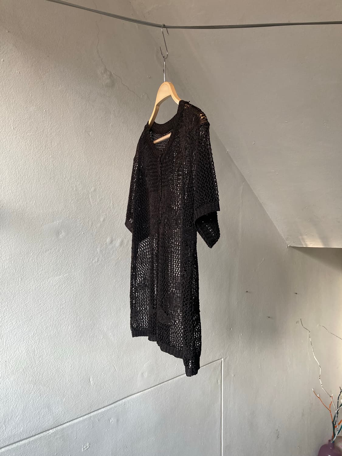 빈티지 레이어드 뜨개 크로셰 가디건 상품이미지4