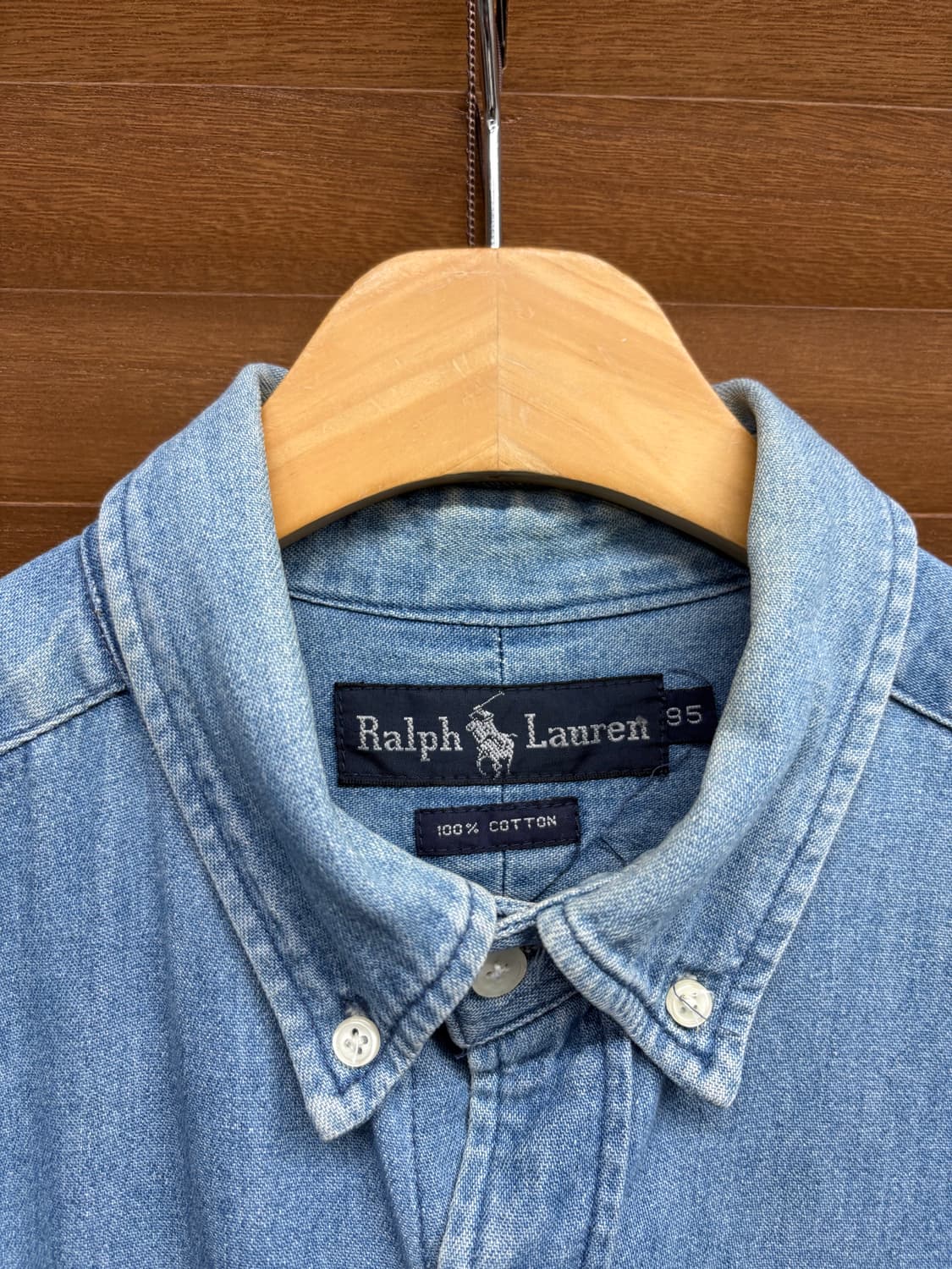 폴로 랄프로렌 중청 데님 셔츠 상품이미지4