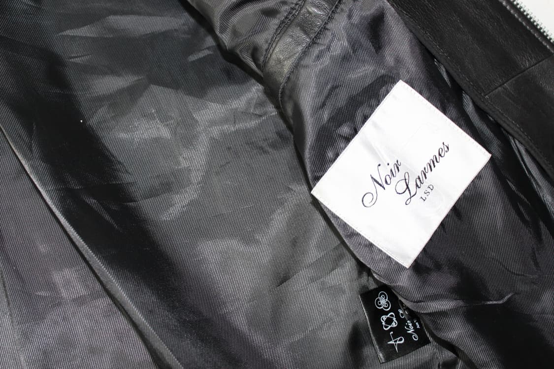 느와르라르메스 LSD 시즌 램스킨 레더 블루종 상품이미지7