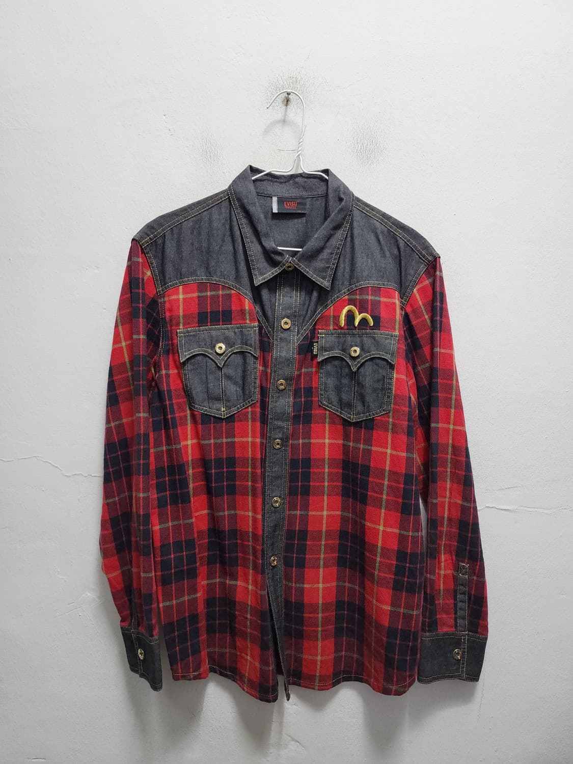 EVISU 에비수 글리터스티치 셔츠 상품이미지2