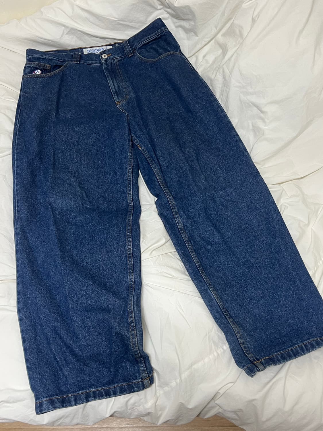 폴라 스케이트 빅보이 팬츠 다크블루 L 구형 상품이미지1