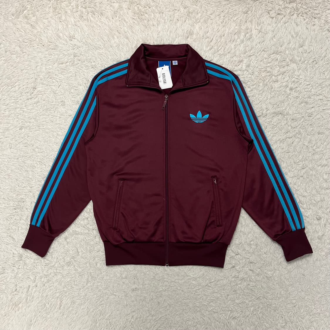 Adidas burgundy Firebird jersey 상품이미지4