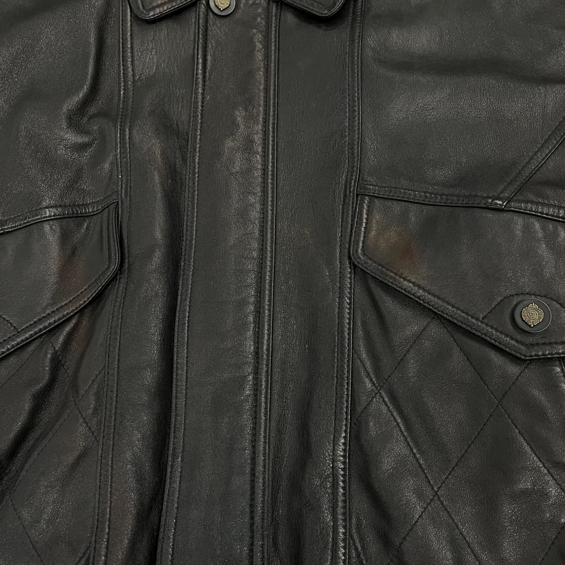 [정품/100] 인디안 빈티지 가죽 봄버 자켓 b15 상품이미지5