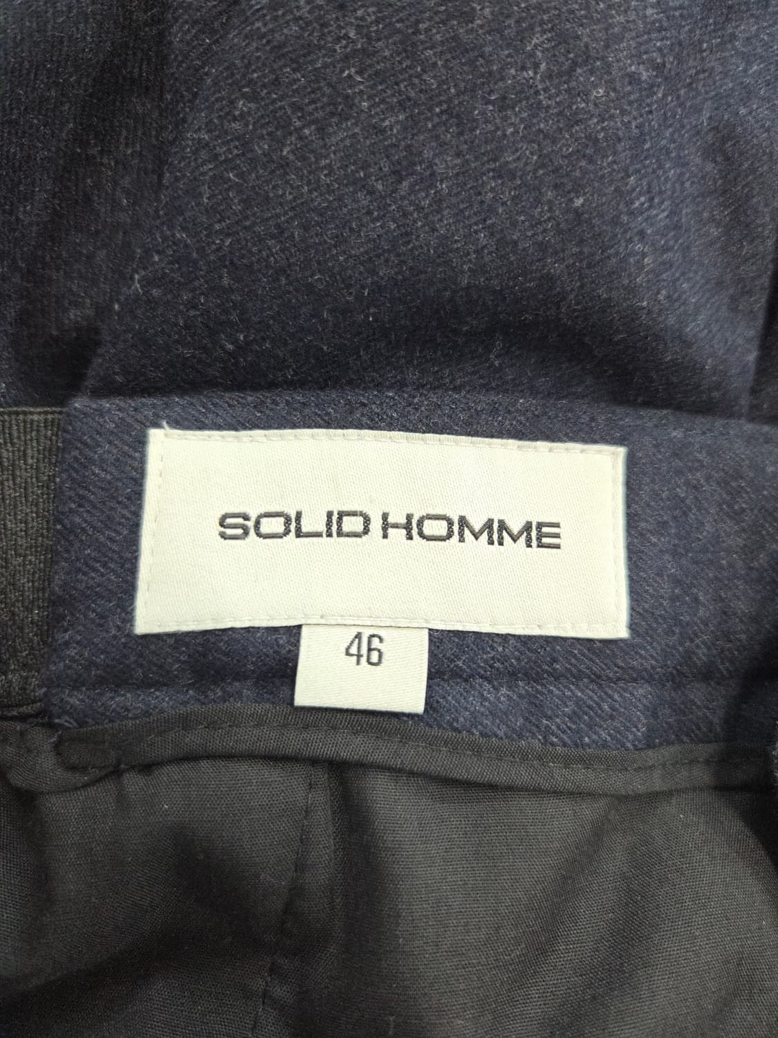 SOLID HOMME 솔리드옴므 사이드 밴딩 지퍼 슬랙스 상품이미지7