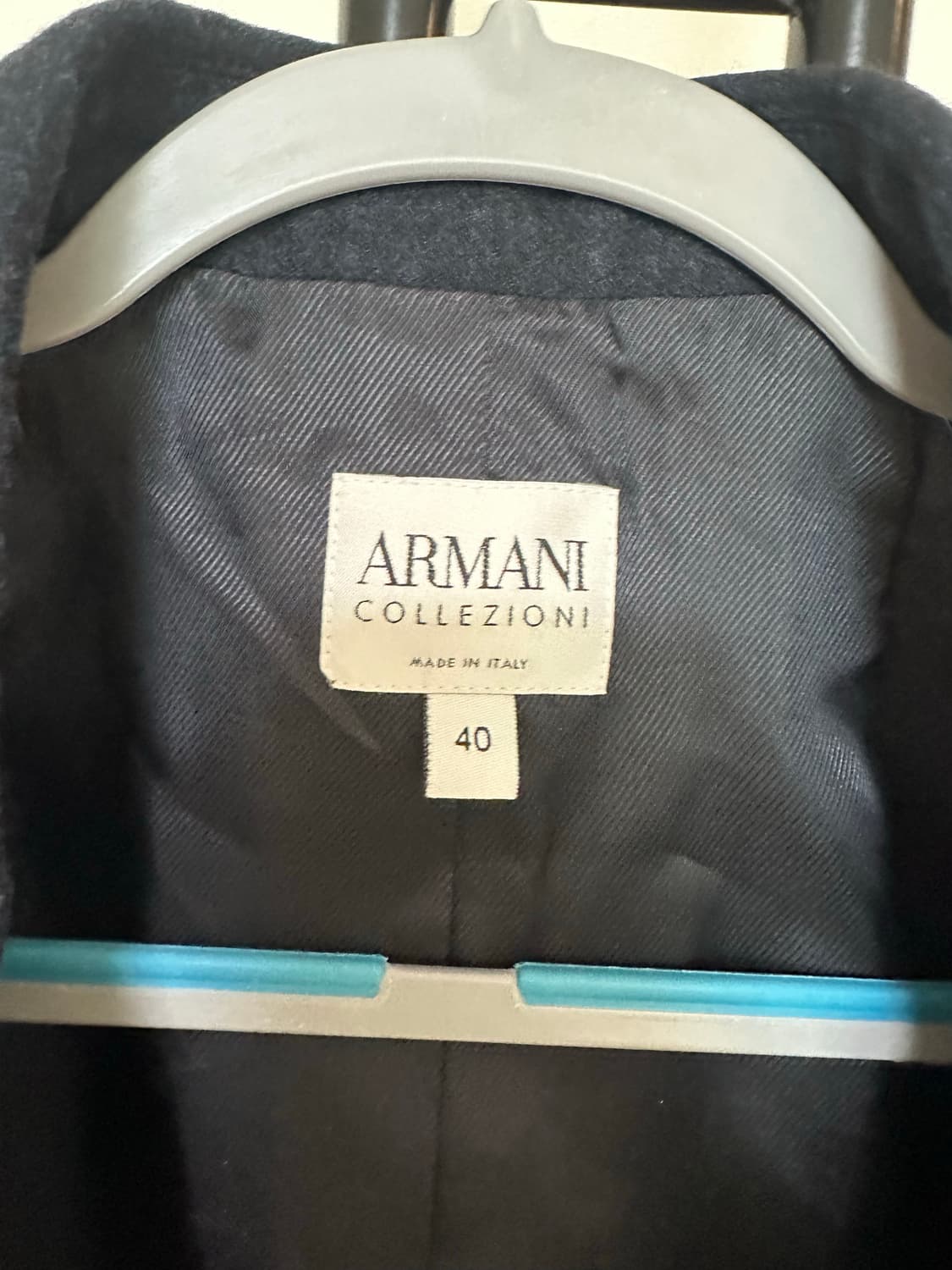 알마니 꼴레지오니  원버튼  울100%숏자켓 -40사이즈 상품이미지8