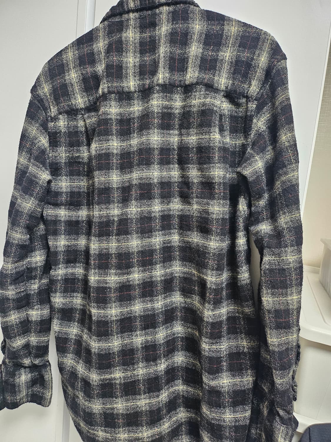 솔리드 옴므 언발란스 울셔츠 상품이미지6