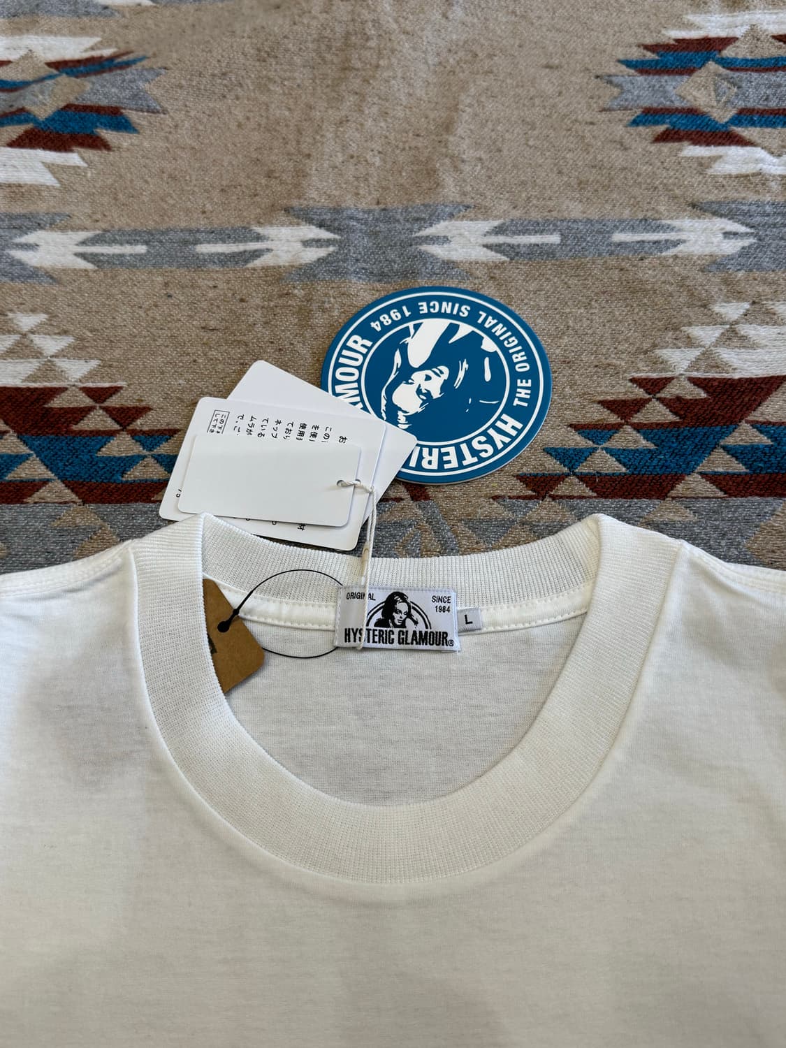 [L] 히스테릭글래머 칵테일 라운지 티셔츠 화이트 상품이미지3