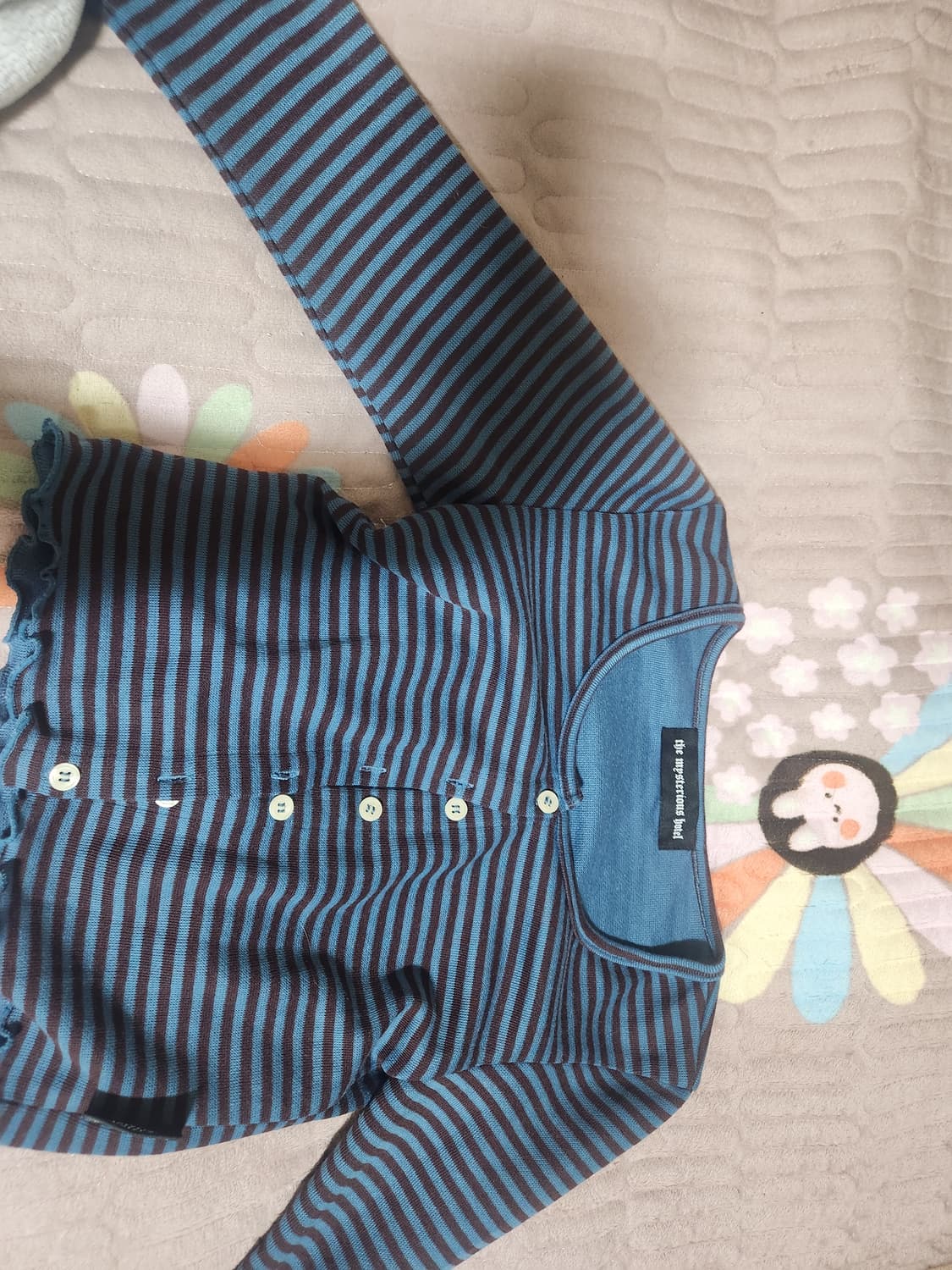 The Mysterious Hotel 스트라이프 가디건 상품이미지3