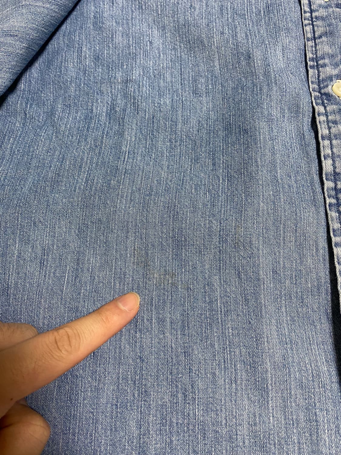 폴로 랄프로렌 클래식핏 데님 셔츠 상품이미지6
