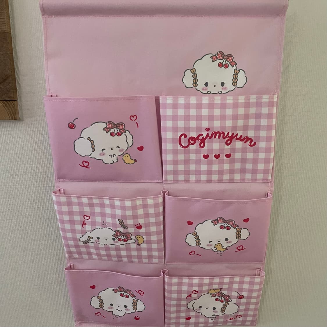 [새상품] 산리오 코기뮹 벽걸이 포켓 월포켓 상품이미지2