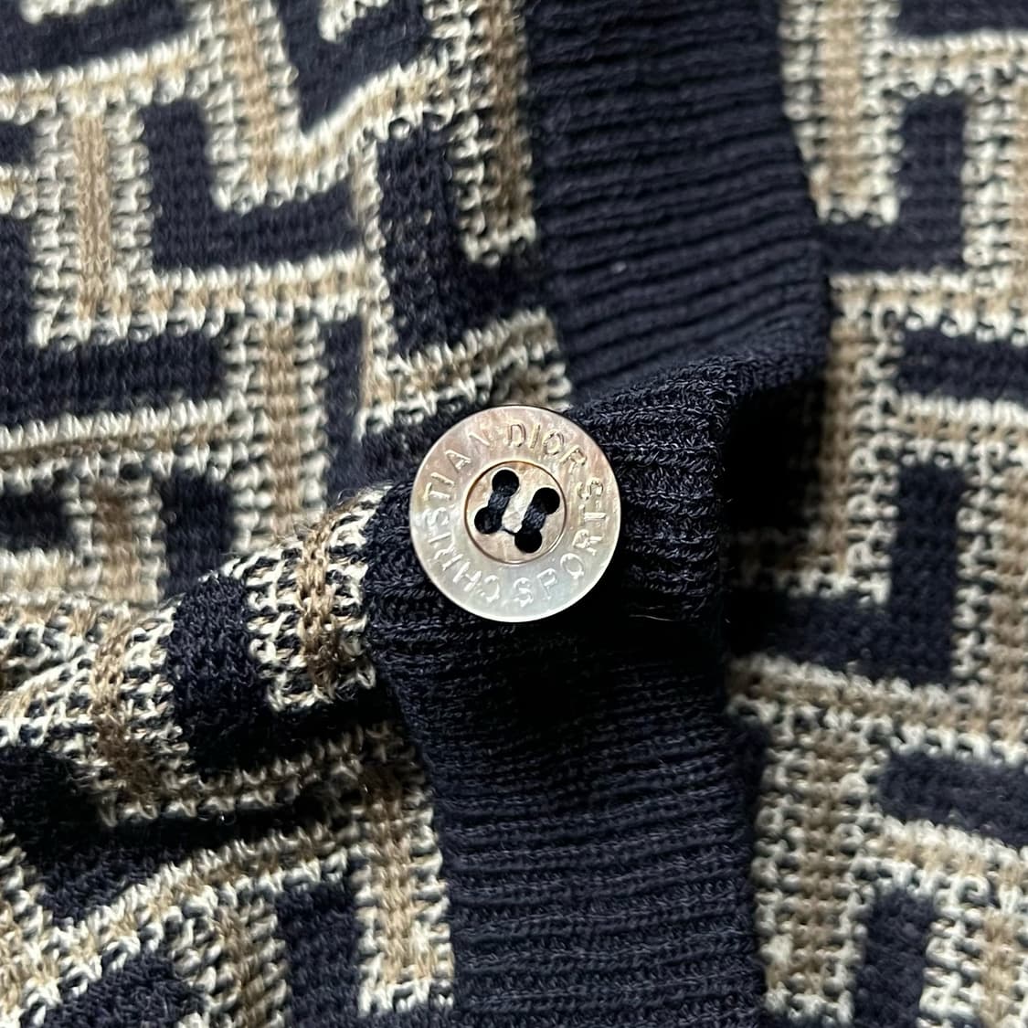 90's Christian Dior 디올 팬턴 니트 베스트 상품이미지3