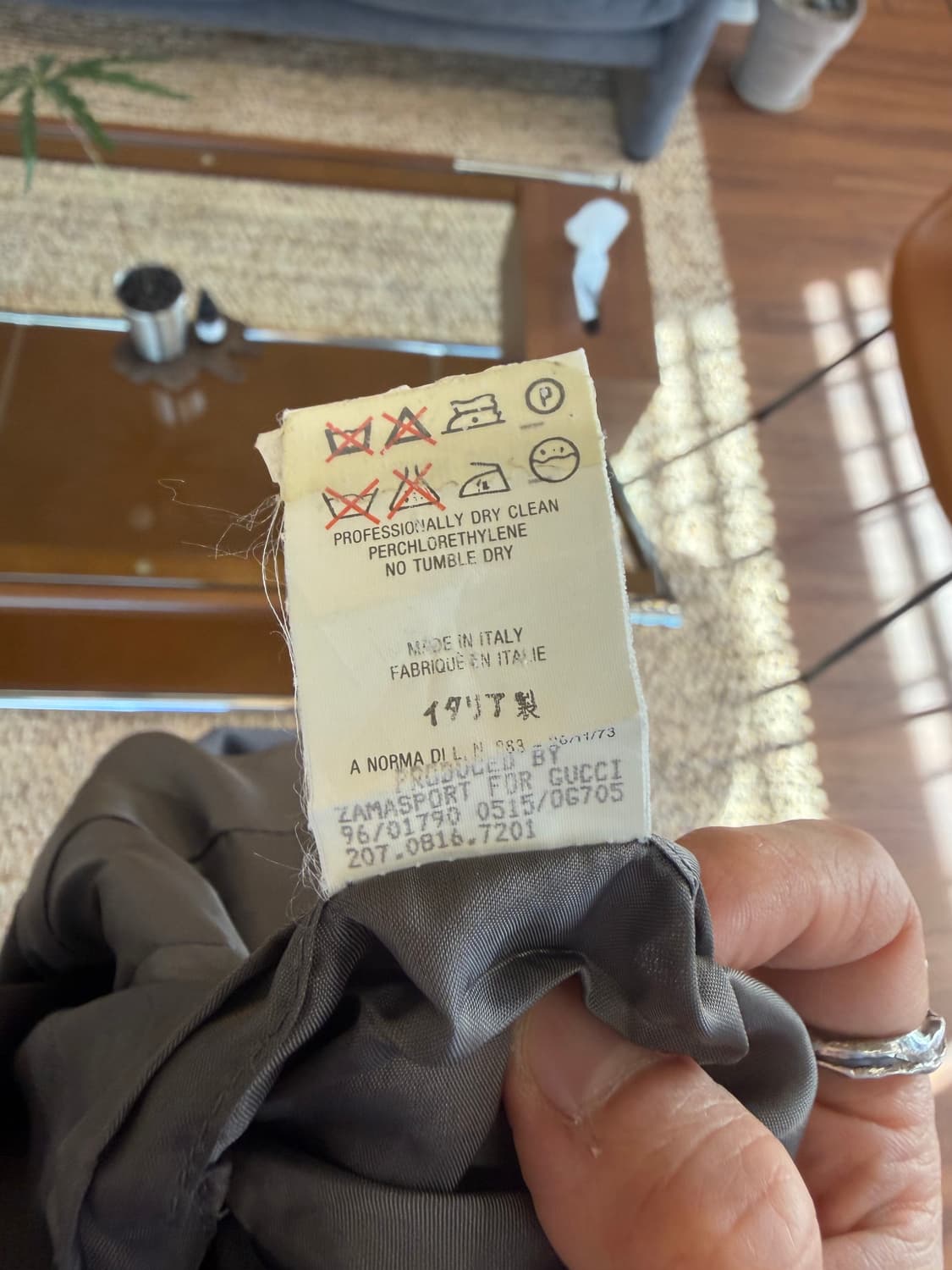 구찌 빈티지 00s 울 자켓 상품이미지7