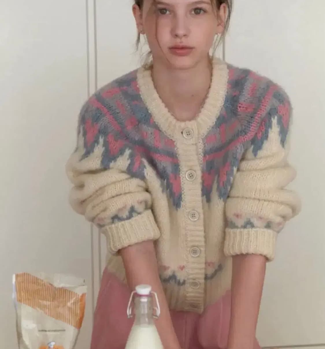 리엘 가디건 박보영 가디건 상품이미지1