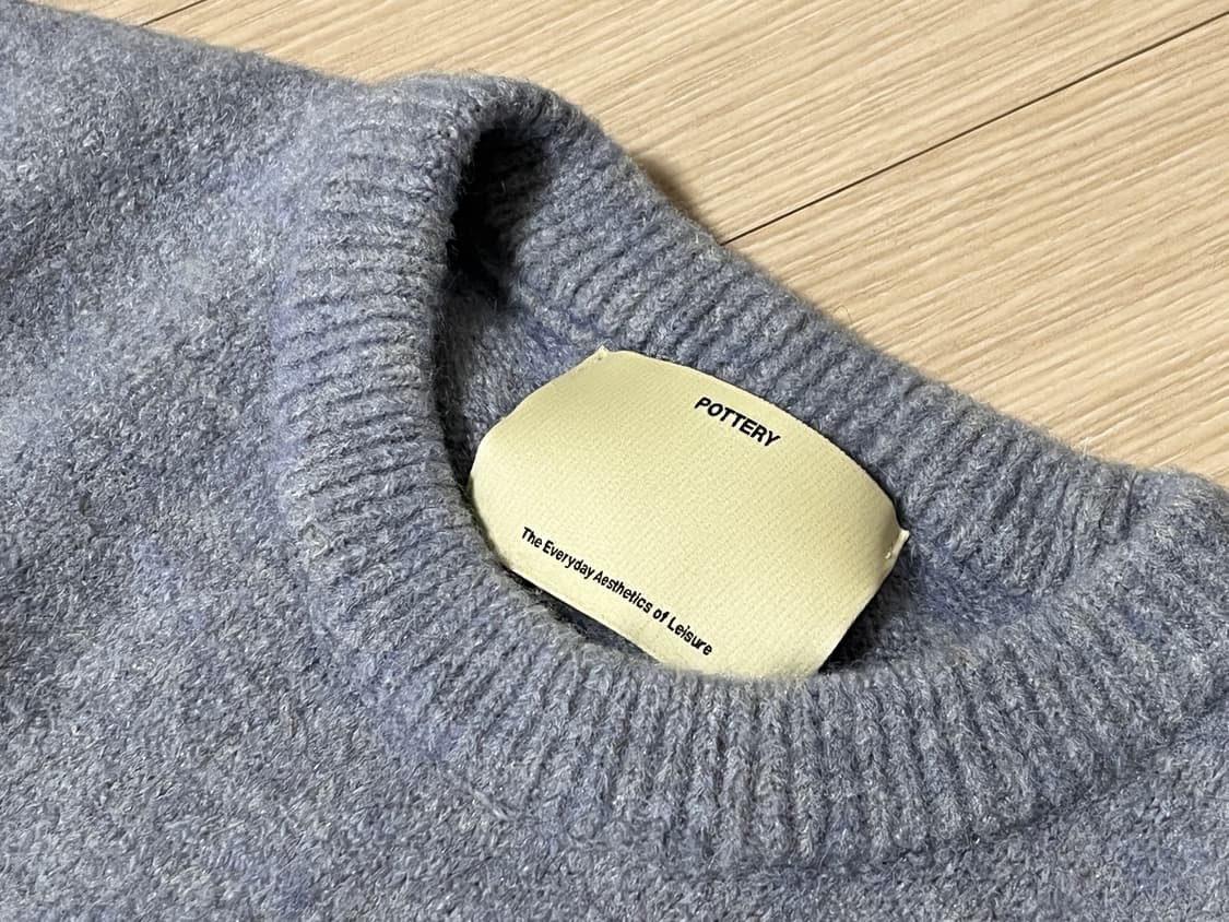 포터리/컴포트 니트 아이스그레이/1 상품이미지1