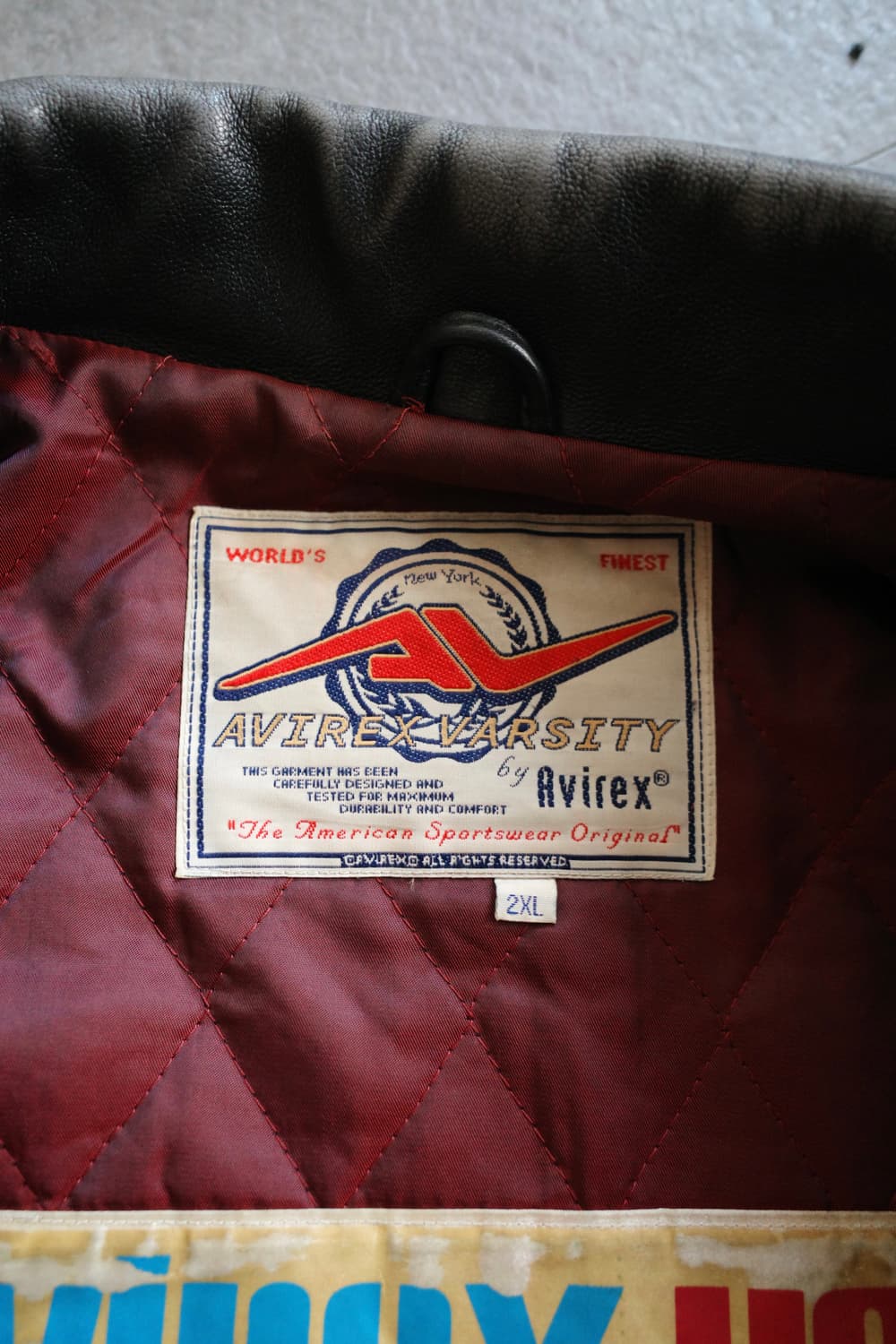 아비렉스 레더 바시티 자켓 상품이미지10