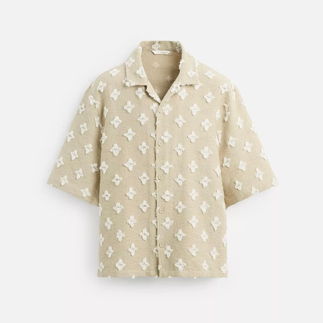 [L] 자라 Zara 텍스처 자카드 셔츠 상품이미지1