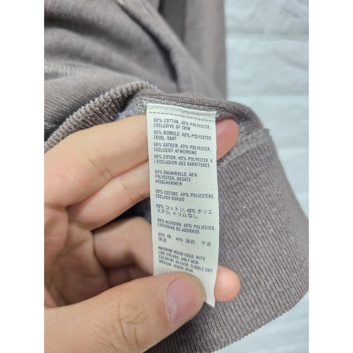 아베크롬비 뉴욕 후드집업 M 상품이미지3