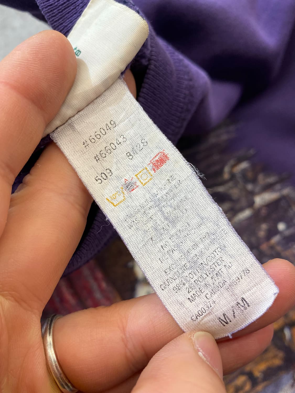 [M] 90s NORTHERN 캐나다 메이드 빈티지 스웻셔츠 상품이미지8