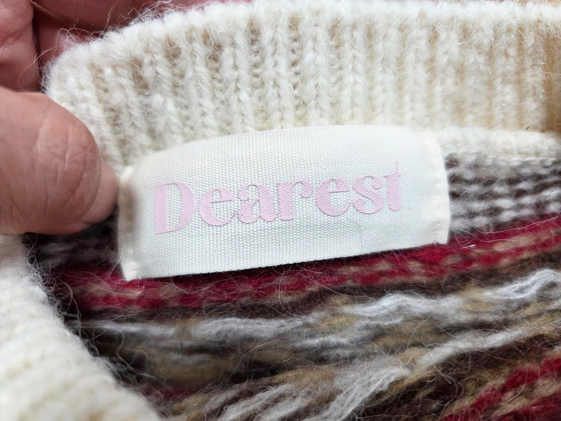 메이비베이비(MAYBEBABY) 디어리스트 곰아지 니트 프리사이즈 새상품 상품이미지6