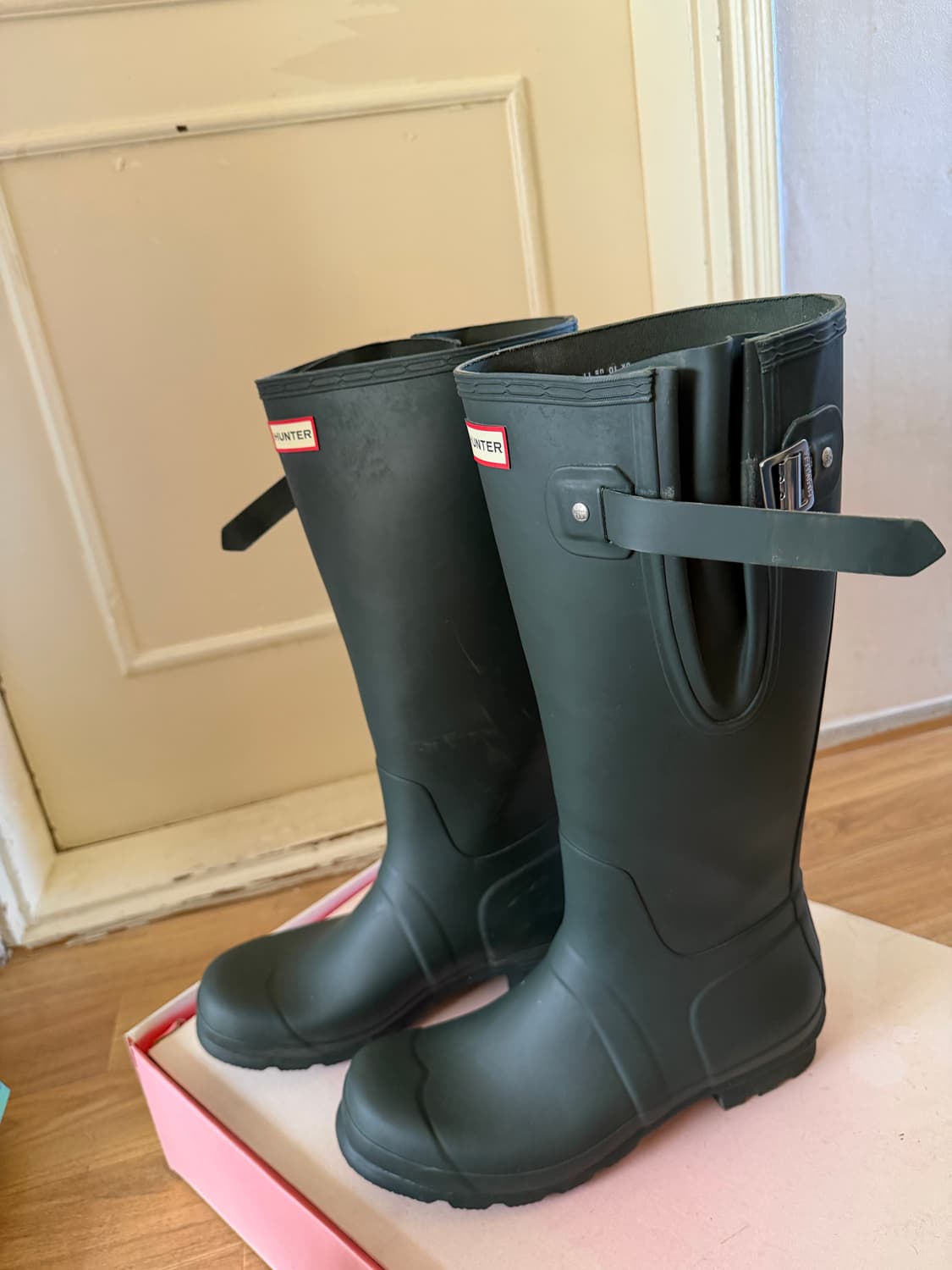 헌터 레인부츠 올리브 290 상품이미지1