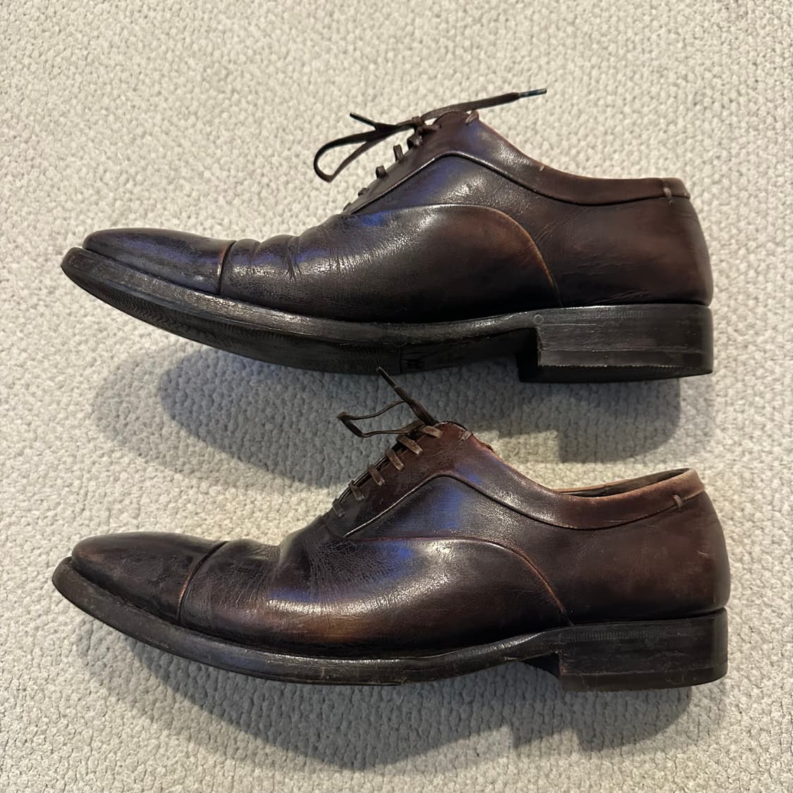 00s 제냐 Zegna XXX Couture 캡토 옥스포드 구두 상품이미지9