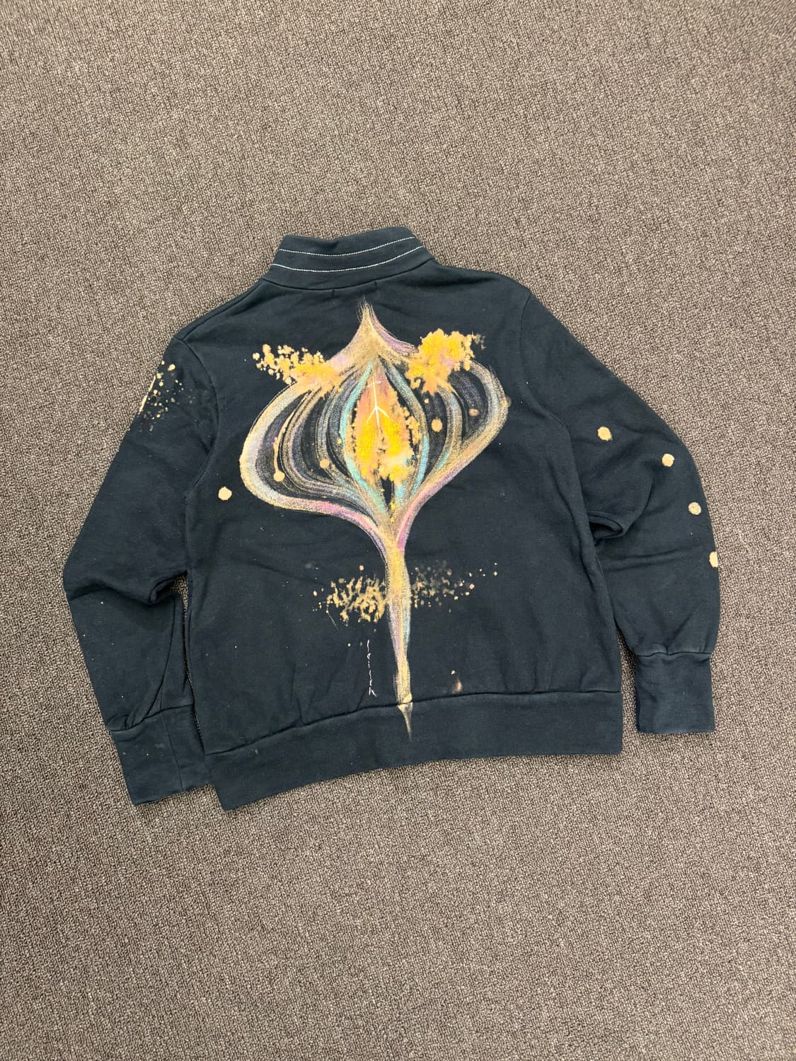 OS)Burnside Ave 빈티지 페인팅 커스텀 집업자켓 상품이미지4