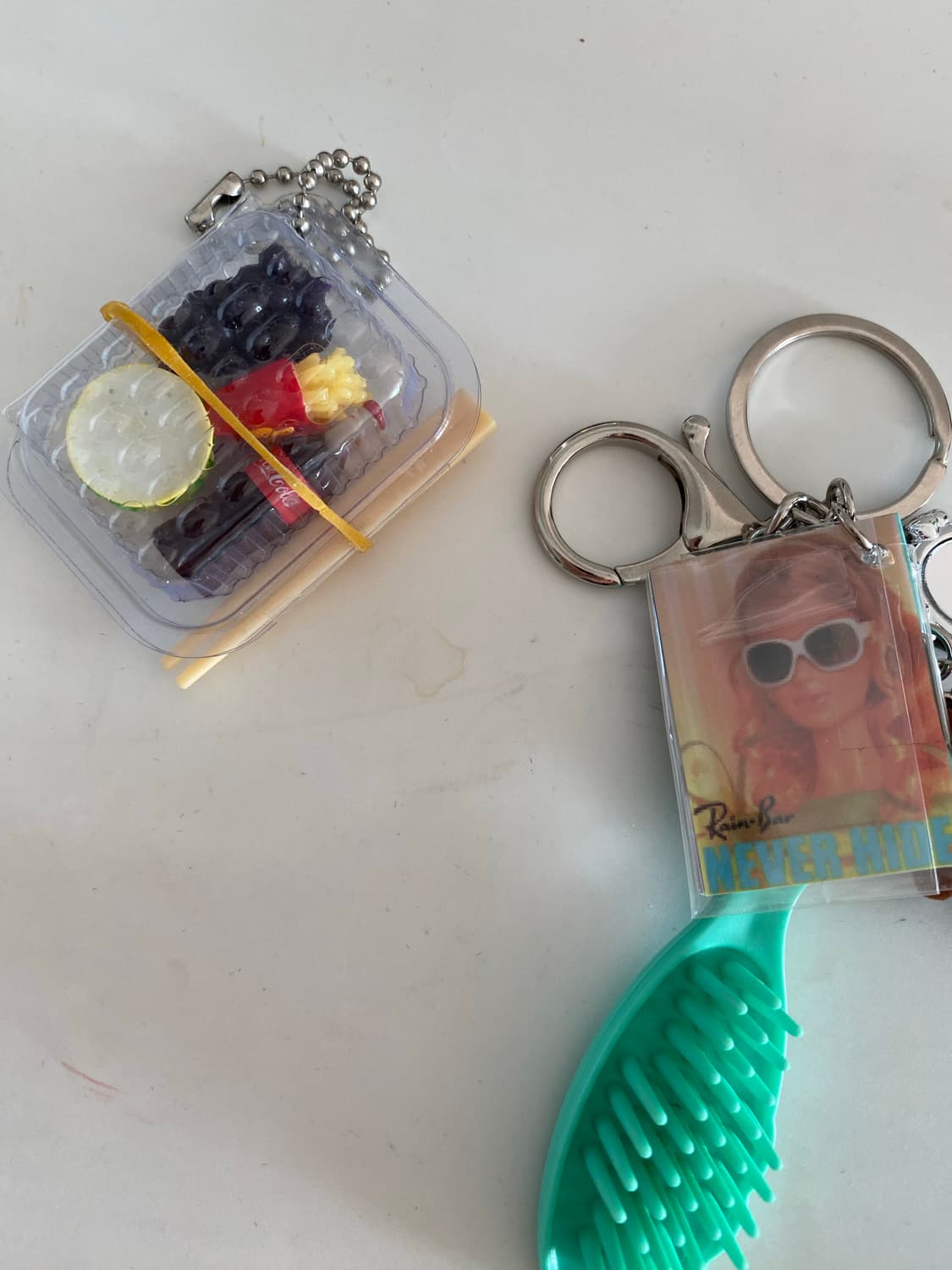 빈티지 바비인형 키링 세트 상품이미지2