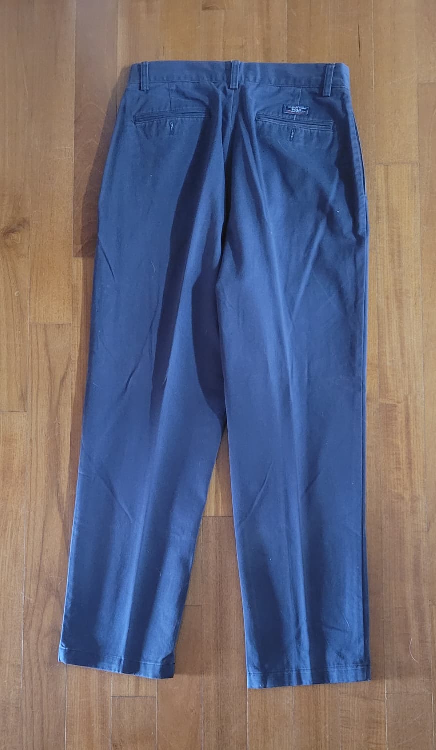 빈티지 폴로 투턱 Andrew Pants 네이비 32/30 상품이미지4