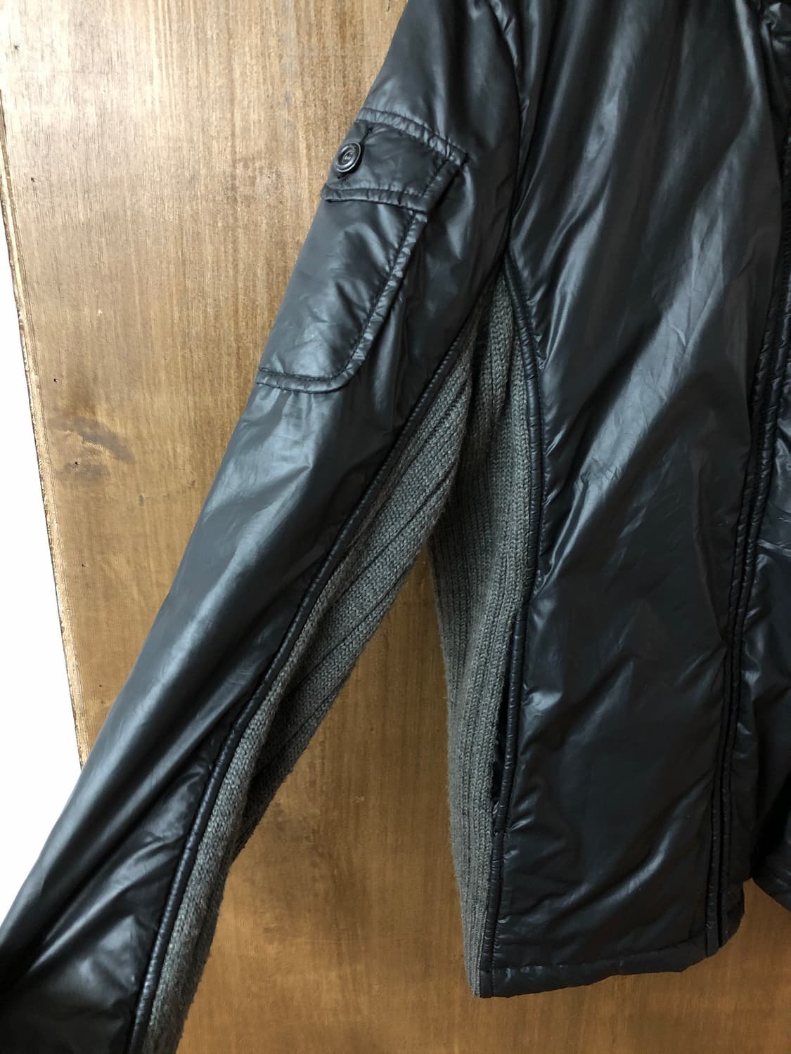 Emporio armani 니트 도킹 집업 자켓 XL 상품이미지4