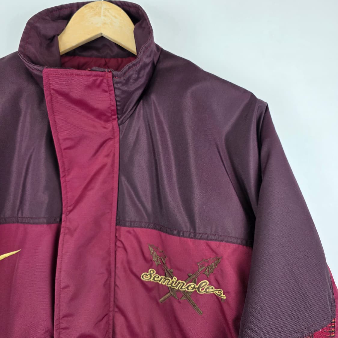 90'S NIKE 플로리다 스테이트 세미놀스 패딩 상품이미지3