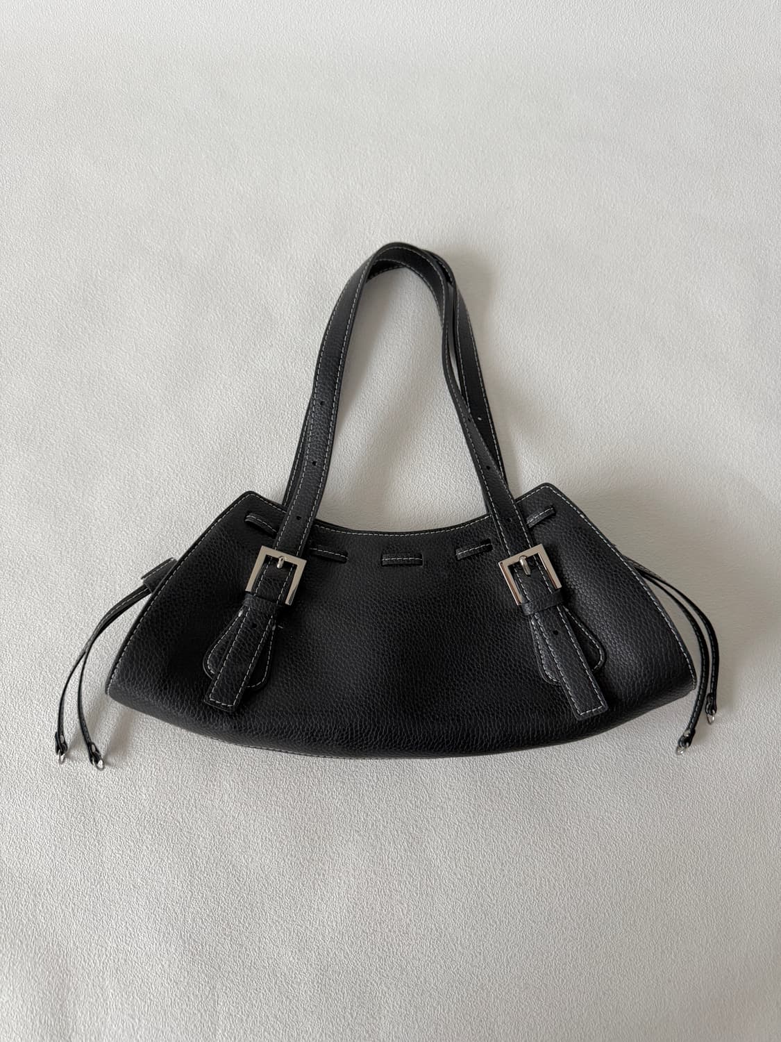 Pre owned 레더 숄더백 상품이미지5