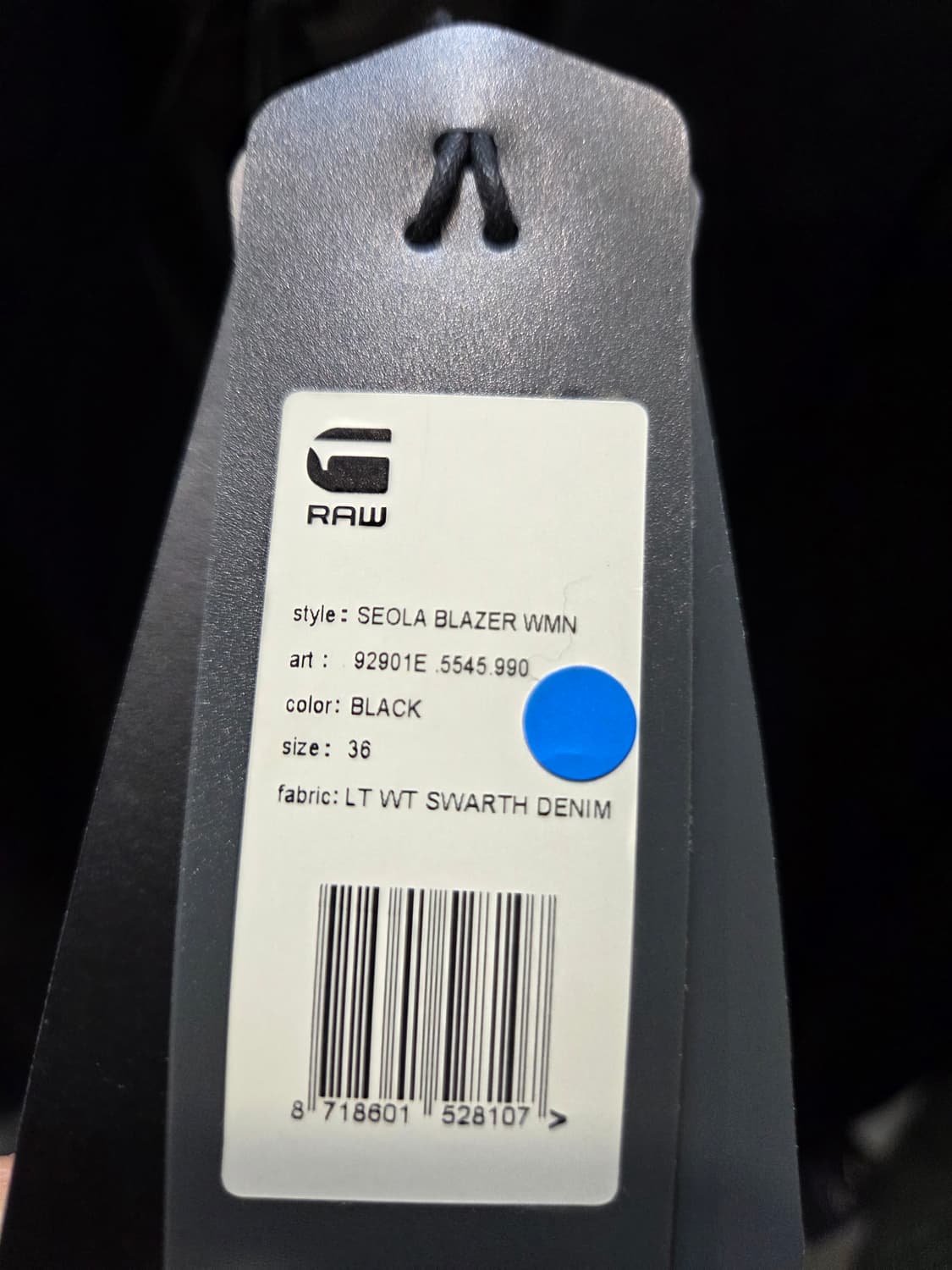 G-STAR RAW 블랙 여성용 블레이저(36) 상품이미지5