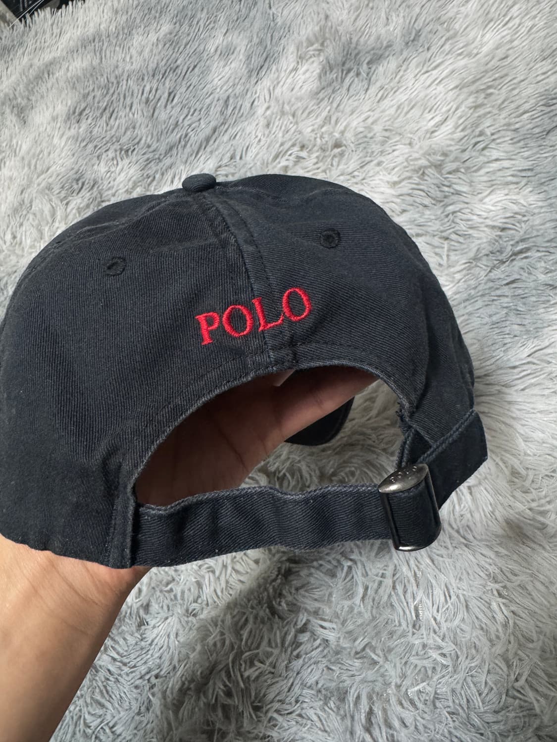폴로 볼캡 블랙 상품이미지3