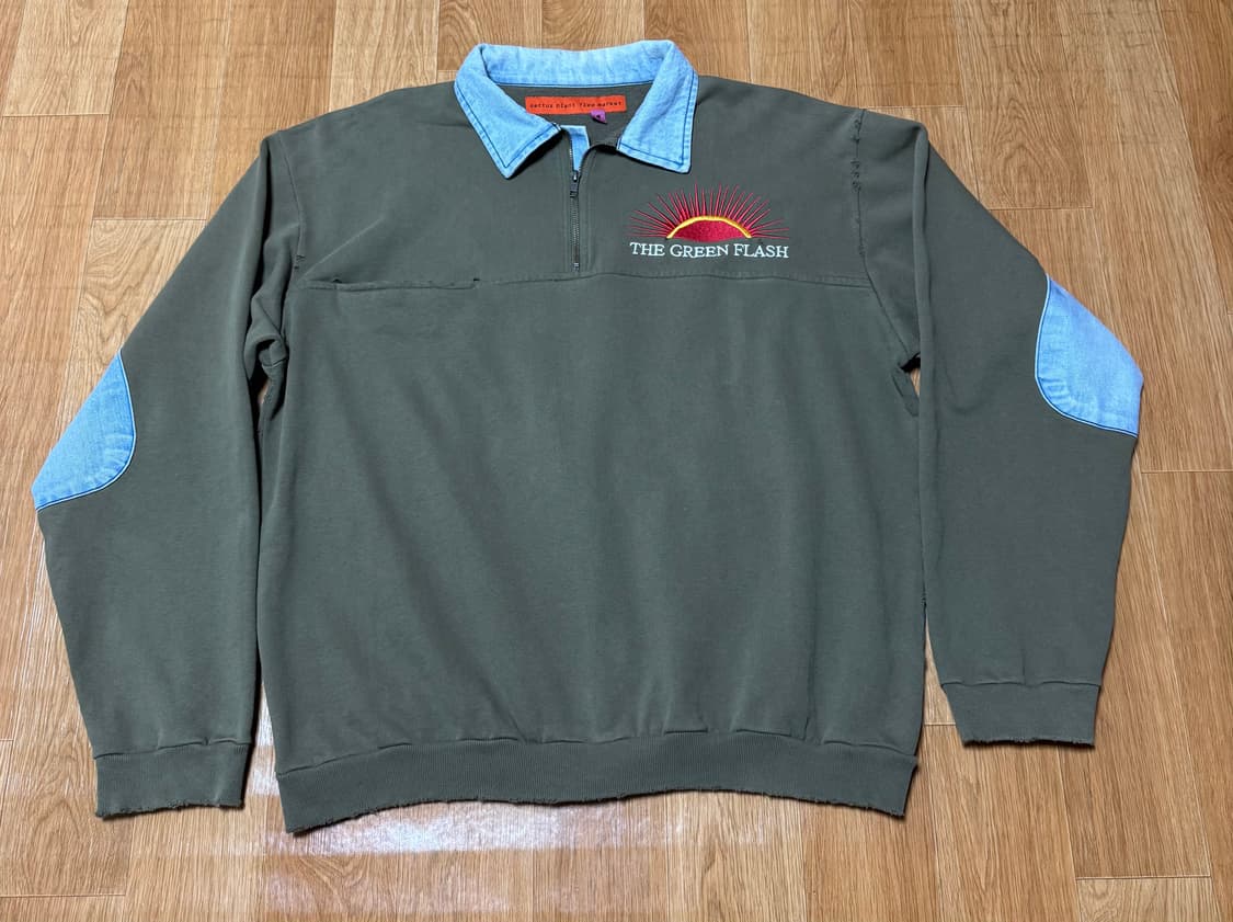  CPM The Green Flash 하프 집업 올리브 상품이미지2