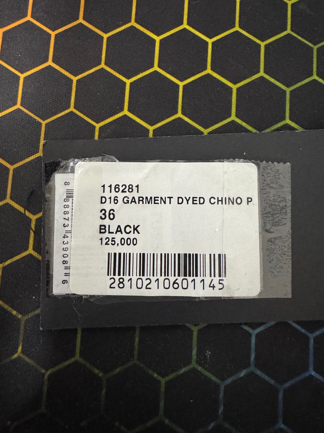 스투시 가먼트다잉 치노팬츠 블랙 상품이미지6